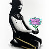 FAKE 'Flower Power' (2024) 5-Color Screen Print (purple) - Signari Gallery 