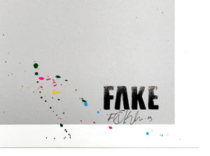 FAKE 'I Hate Street Art' (2019) Hand-Embellished Giclée Print - Signari Gallery 