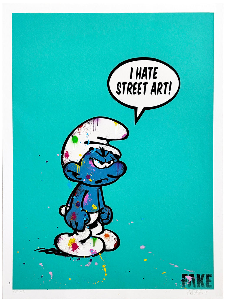 FAKE 'I Hate Street Art' (2019) RARE Hand-Embellished AP Giclée Print - Signari Gallery 