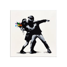 Load image into Gallery viewer, FAKE 'Love in the Air' (2025) Rare Artist Proof Spray Paint/Stencil on Canvas - Signari Gallery 