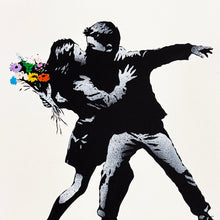 Load image into Gallery viewer, FAKE 'Love in the Air' (2025) Rare Artist Proof Spray Paint/Stencil on Canvas - Signari Gallery 
