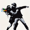 FAKE 'Love in the Air' (2025) Rare Artist Proof Spray Paint/Stencil on Canvas - Signari Gallery 