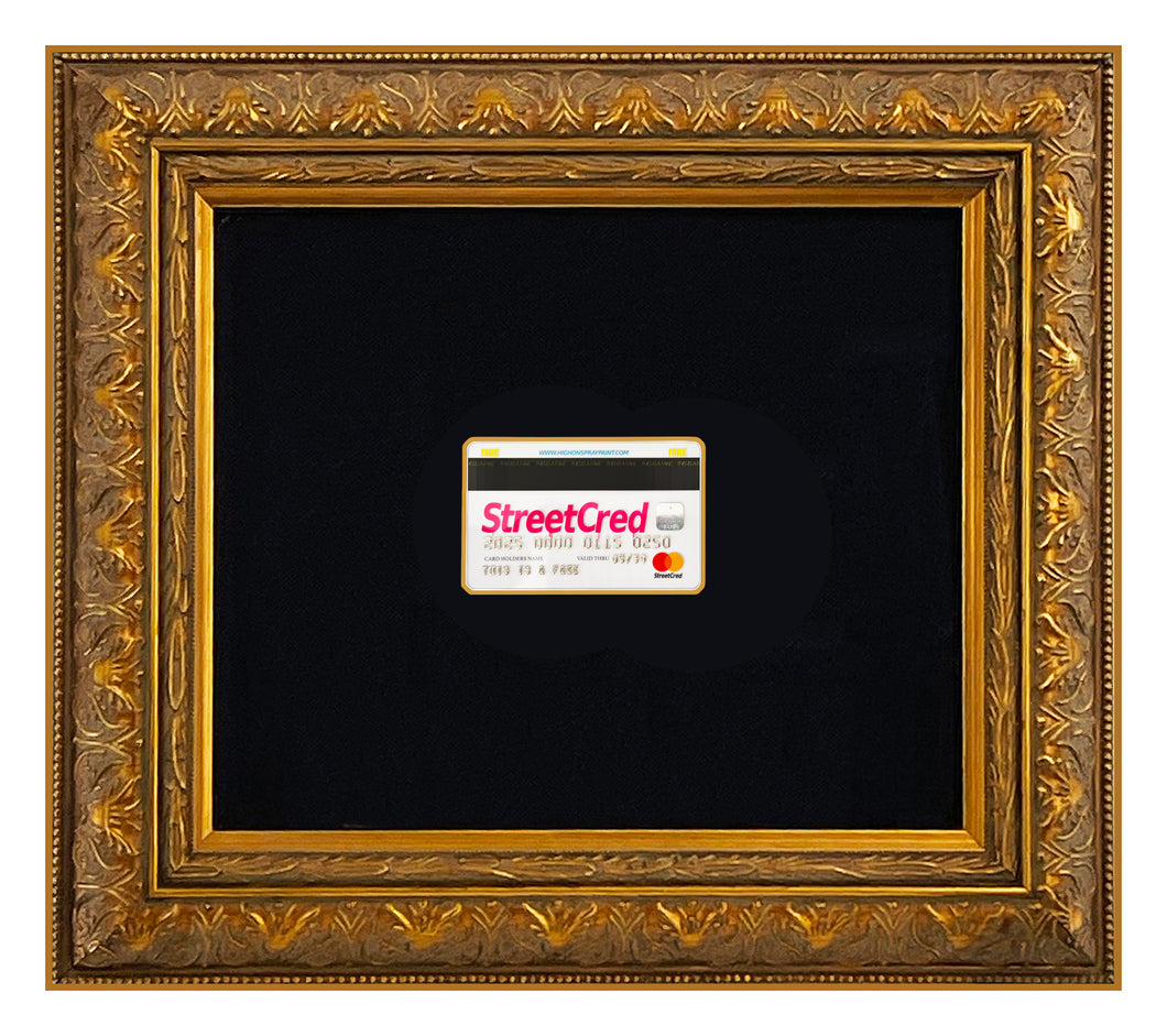 FAKE 'Street Cred' (2025) Hand-Signed, Custom Framed 
