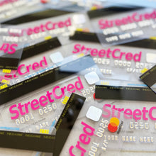 Load image into Gallery viewer, FAKE &#39;Street Cred&#39; (2025) Hand-Signed, Custom Framed &quot;Credit&quot; Card