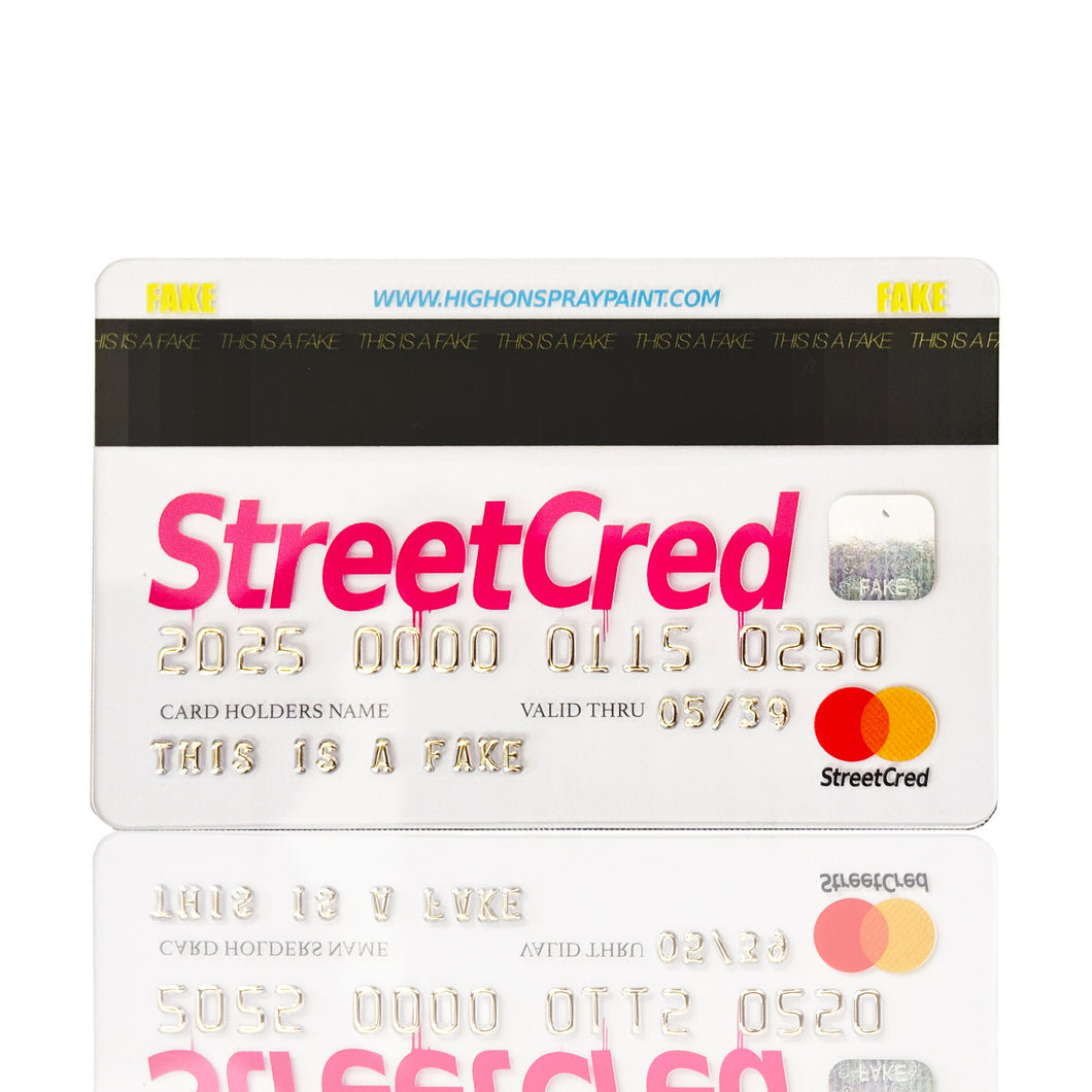 FAKE 'Street Cred' (2025) Hand-Signed Embossed 