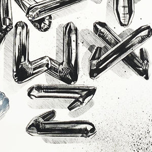 FANAKAPAN 'Chrome 7's A-Z' (2020) Hand-Finished Screen Print (#18/30) - Signari Gallery 