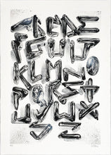 Load image into Gallery viewer, FANAKAPAN &#39;Chrome 7&#39;s A-Z&#39; (2020) Hand-Finished Screen Print (#19) - Signari Gallery 