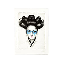 Load image into Gallery viewer, FIN DAC 'C4-Cybrid' (2024) Hand-Embellished Lithograph (blue) - Signari Gallery 