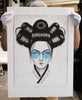 FIN DAC 'C4-Cybrid' (2024) Hand-Embellished Lithograph (blue) - Signari Gallery 
