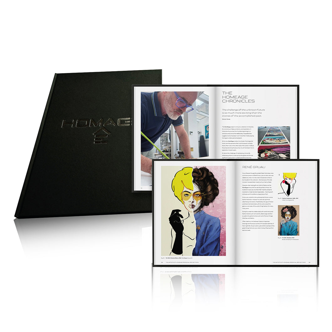 FIN DAC 'HomEage' (2024) Hand-Signed Hardcover Show Book