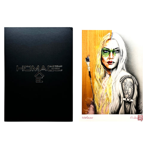 FIN DAC 'HomEage' (2024) Hand-Signed Hardcover Show Book + 'Dragonmere' Print