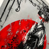 FIN DAC 'Kurai Neko' (2026) Hand-Finished Giclee Print (red) - Signari Gallery 