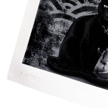 Load image into Gallery viewer, FIN DAC 'Kurai Neko' (2026) Hand-Finished Giclee Print (red) - Signari Gallery 
