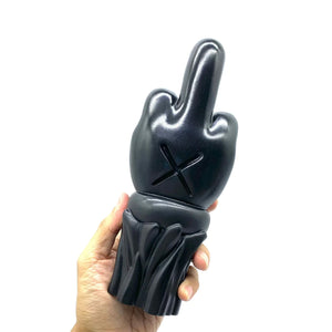 FLABSLAB 'Fuckyoulah: BFF' (100% black) Wood Art Figure - Signari Gallery 