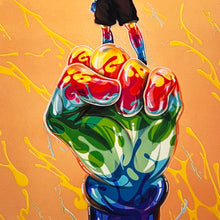 Load image into Gallery viewer, FLOG &#39;Fight the Power&#39; (2025) Original Framed Show Card - Signari Gallery 