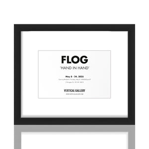 FLOG 'Hand in Hand' (2025) Original Framed Show Card