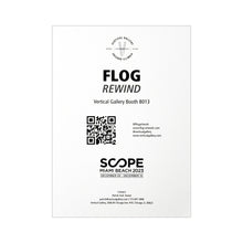 Load image into Gallery viewer, FLOG &#39;Rewind&#39; (2023) Original Framed Show Card