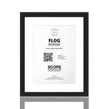 Load image into Gallery viewer, FLOG &#39;Rewind&#39; (2023) Original Framed Show Card