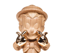 Load image into Gallery viewer, FOOLS PARADISE 'Pino XL // Dawn of the Day' (2023) Vinyl + Gold Chrome Art Figure