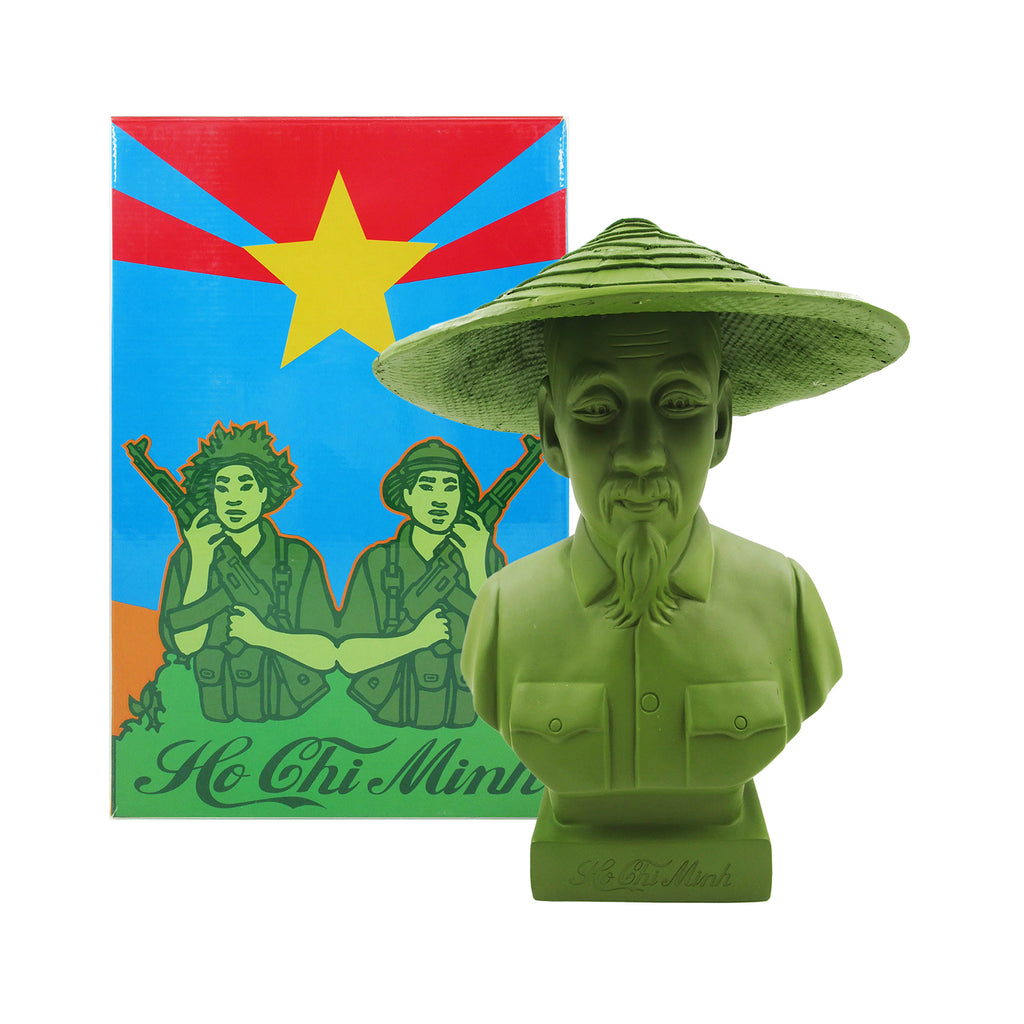 FRANK KOZIK x Ultraviolence 'Ho Chi Minh' (2007) Rare Designer Vinyl Bust (green) - Signari Gallery 
