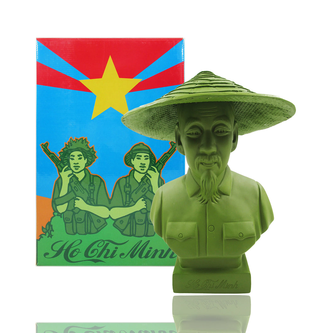 FRANK KOZIK x Ultraviolence 'Ho Chi Minh' (2007) Rare Designer Vinyl Bust (green)