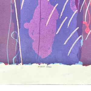 FRANK ROWLAND 'Front Row' (C. 1980's) Early Serigraph Print*