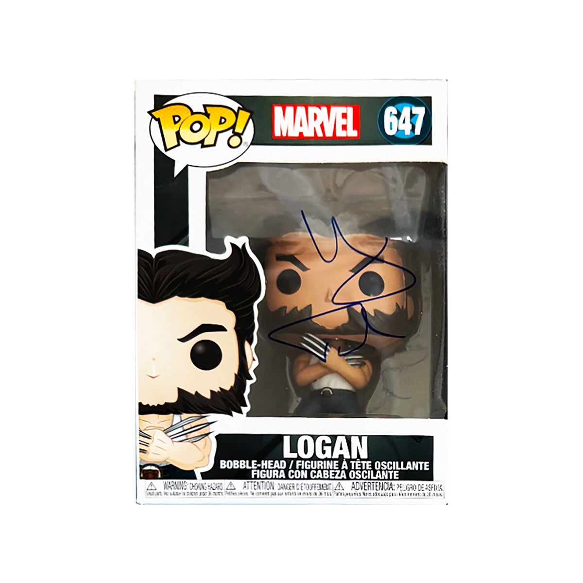 MARVEL x POP! 'Logan' (2020) HUGH JACKMAN Hand-Signed Vinyl Figure