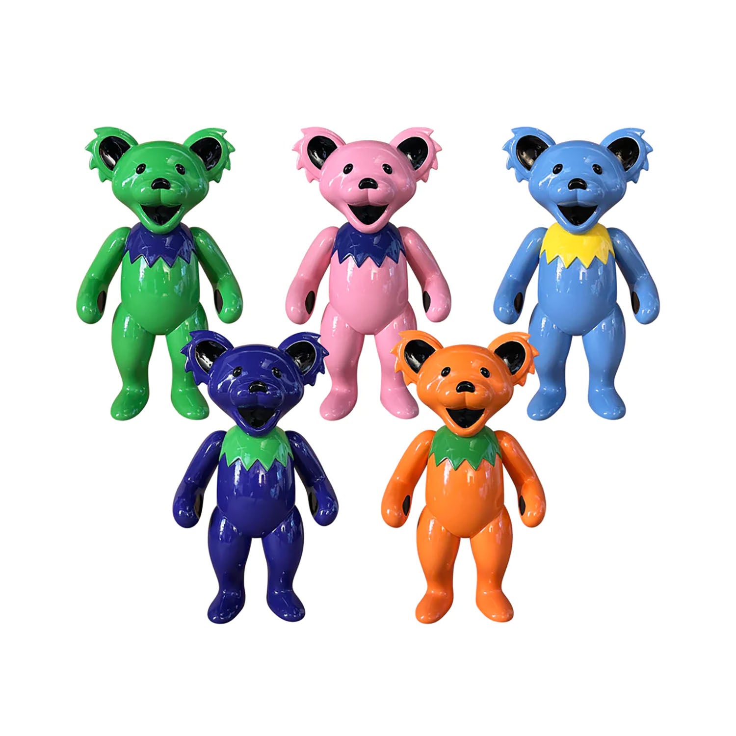 GDP x BNG 'Dancing Bear' Hand-Painted Resin Statue Set