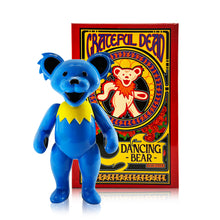 Load image into Gallery viewer, GDP x BNG &#39;Dancing Bear&#39; (blue) Hand-Painted Resin Statue - Signari Gallery 