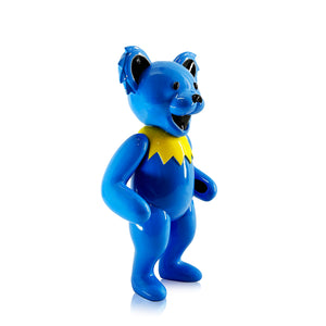 GDP x BNG 'Dancing Bear' (blue) Hand-Painted Resin Statue - Signari Gallery 