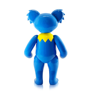 GDP x BNG 'Dancing Bear' (blue) Hand-Painted Resin Statue - Signari Gallery 