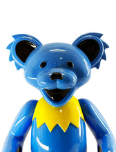 Load image into Gallery viewer, GDP x BNG &#39;Dancing Bear&#39; (blue) Hand-Painted Resin Statue - Signari Gallery 