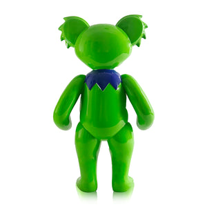 GDP x BNG 'Dancing Bear' (green) Hand-Painted Resin Statue - Signari Gallery 