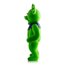 Load image into Gallery viewer, GDP x BNG &#39;Dancing Bear&#39; (green) Hand-Painted Resin Statue - Signari Gallery 
