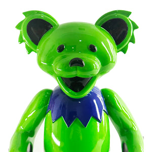 GDP x BNG 'Dancing Bear' (green) Hand-Painted Resin Statue - Signari Gallery 