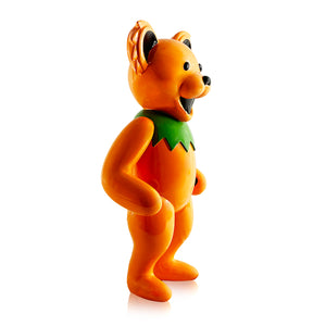 GDP x BNG 'Dancing Bear' (orange) Hand-Painted Resin Statue - Signari Gallery 