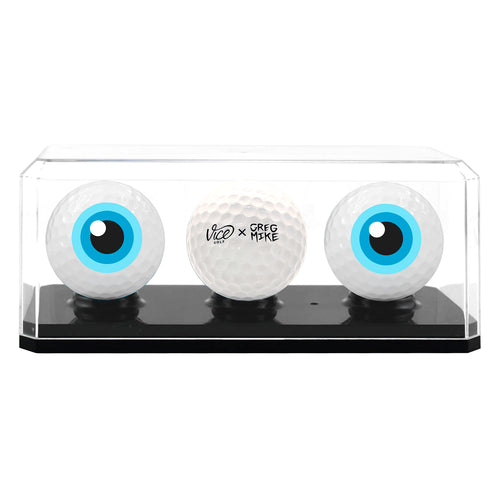GREG MIKE x Vice Golf 'Loudball' (2025) Set of 3 Custom Golf Balls with Display - Signari Gallery 