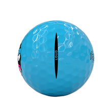 Load image into Gallery viewer, GREG MIKE x Vice Golf 'Loudball' (2025) Set of 3 Custom Golf Balls with Display (blue) - Signari Gallery 