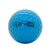 GREG MIKE x Vice Golf 'Loudball' (2025) Set of 3 Custom Golf Balls with Display (blue) - Signari Gallery 