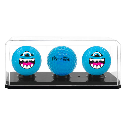 GREG MIKE x Vice Golf 'Loudball' (2025) Set of 3 Custom Golf Balls with Display - Signari Gallery 