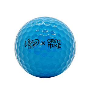 GREG MIKE x Vice Golf 'Loudball' (2025) Set of 3 Custom Golf Balls with Display - Signari Gallery 
