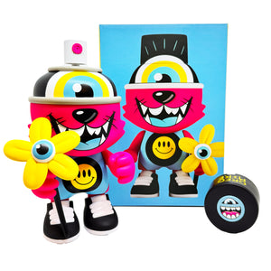 GREG MIKE x Superplastic 'Pink Superkranky' (2024) Designer Vinyl Art Figure