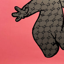 Load image into Gallery viewer, GUCCIGHOST 'Banksy is a Ghost' (2022) Rare Screen Print (pink) - Signari Gallery 