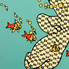 Load image into Gallery viewer, GUCCIGHOST 'Casper Fish' (2020) Rare Screen Print - Signari Gallery 