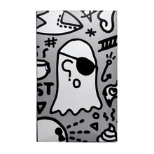 Load image into Gallery viewer, GUCCIGHOST x SuperPlastic 'SuperGhost SuperKranky' (2023) HAND-SIGNED Designer Art Figure (b/w) - Signari Gallery 