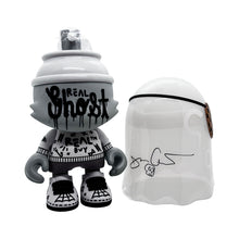 Load image into Gallery viewer, GUCCIGHOST x SuperPlastic 'SuperGhost SuperKranky' (2023) HAND-SIGNED Designer Art Figure (b/w) - Signari Gallery 