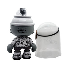 Load image into Gallery viewer, GUCCIGHOST x SuperPlastic 'SuperGhost SuperKranky' (2023) HAND-SIGNED Designer Art Figure (b/w) - Signari Gallery 