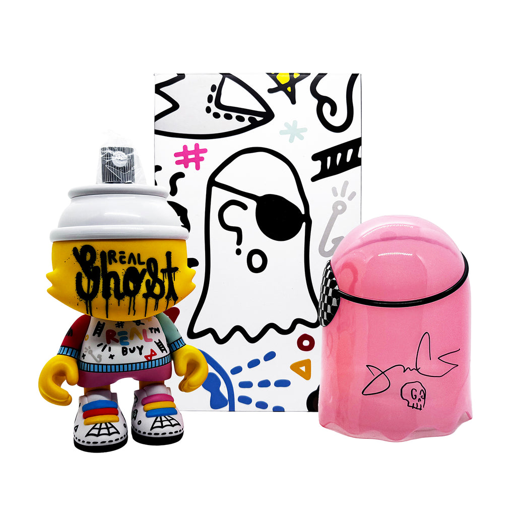 GUCCIGHOST x SuperPlastic 'SuperGhost SuperKranky' (2023) HAND-SIGNED Designer Art Figure (color) - Signari Gallery 