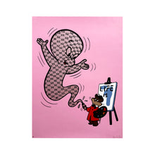 Load image into Gallery viewer, GUCCIGHOST 'Life is Easel' (2022) Rare Screen Print - Signari Gallery 