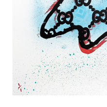 Load image into Gallery viewer, GUCCIGHOST 'Moon Mist' (2020) RARE Hand-Embellished (1/1) Screen Print